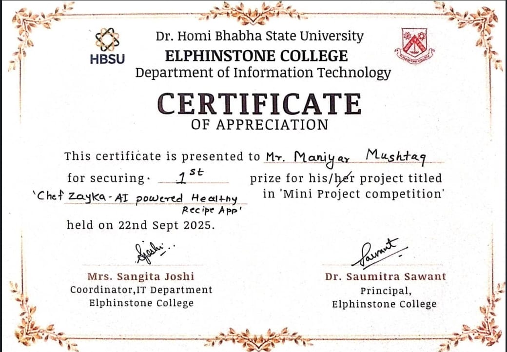 Mini Project Competition